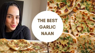 HOMEMADE GARLIC NAAN Easy Quick and Delicious [upl. by Eixela]