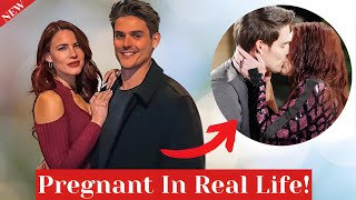 Courtney Hope Pregnant In Real Life Big Update [upl. by Anilocin]