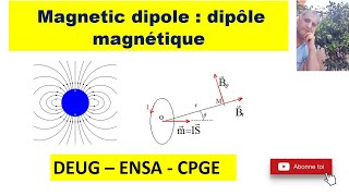 Magnetic dipole  dipôle magnétique [upl. by Eimrej]