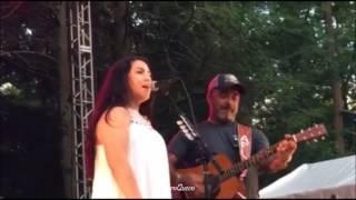 Zoe Jane and Aaron Lewis Travelin Soldier [upl. by Ahsayn445]