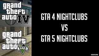 GTA V Nightclubs vs GTA IV Nightclubs  GTA 5 vs GTA 4 Comparison  PC High Settings [upl. by Merchant]