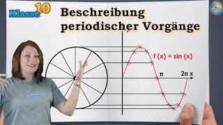 Sinus Kosinus Periodische Vorgänge  Trigonometrie  Klasse 10 ★ Wissen [upl. by Silverstein726]