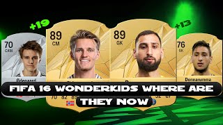 FIFA 16 Wonderkids Where Are They Now [upl. by Aicnarf]