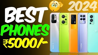 5 Best Smartphone Under ₹5000 In 2024  Best Low Budget Phone For Student amp study [upl. by Ahsinnor461]