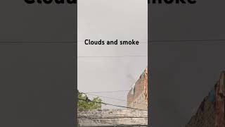 Clouds and smoke foryoutube viralshort morning sky [upl. by Darlleen529]