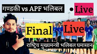 Gandaki vs APF Final Match । APF vs Gandaki Final Gae 2080 [upl. by Kato]