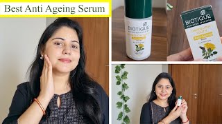 Biotique Dandelion Serum  Reduces Fine lines and Wrinkles  Best Anti Ageing Serum  Honest Review [upl. by Salomie695]