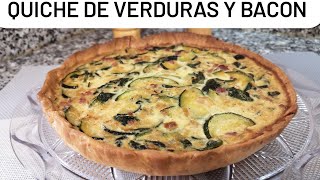 FACILISIMO QUICHE DE VERDURAS CON BACON [upl. by Lyn]