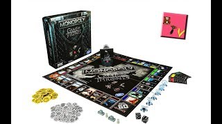 Монополия Игра Престолов от Hasbro  обзор новинки Monopoly Game of Thrones [upl. by Trinidad]