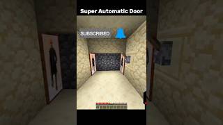 How to make a super automatic door in minecraft minecraft shorts easy [upl. by Fidellia932]