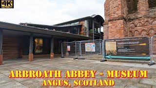 Arbroath Abbey Museum  Declaration of Arbroath  Angus Scotland [upl. by Orazal]