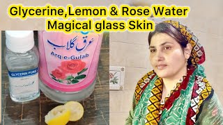 Glycerine and Rose water for Skin Whitening  Glacerin Rose water for face  Skin Whitening care… [upl. by Ecidnacal]