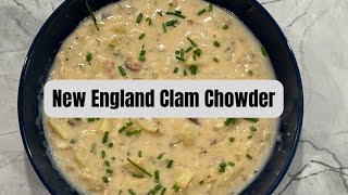 New England Clam ChowderAuthentic Recipe [upl. by Neoma]