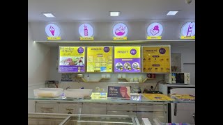 Mercelys Ice cream  The fruits based Ice cream shop  First time in Chennai [upl. by Winchell]