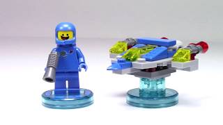 All 3 Builds LEGO Dimensions Benny Fun Pack Review LEGO Movie Set 71214 [upl. by Ecirtemed433]