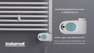 Instamat Thermostaat Handleiding STAP 6  open raam detectie amp ASC [upl. by Venetia321]