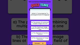 Photogrammetry QUIZ Part 7 NEC License Exam Preparation Series engineeringlicensepreparation [upl. by Nnybor]