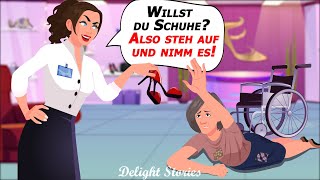 Eine Frau im Rollstuhl wurde in einer Schuhboutique lächerlich gemacht [upl. by Zebadiah]