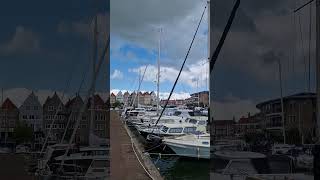 🛥️ Boats at Harbour Middelburg🇳🇱 TravelwithHugoF boats harbour marina [upl. by Bently]