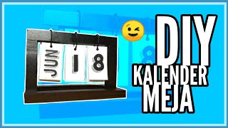 MEMBUAT KALENDER MEJA  DIY DESK CALENDAR [upl. by Yreme]