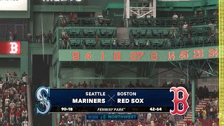 Seattle Mariners 9018  Boston Red Sox 4264  RS 109  MLB The Show 24 Gameplay [upl. by Christi]