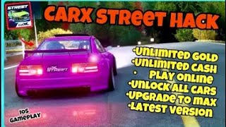 CarX street hack mod apk gameplay Unlimited money [upl. by Mortensen]