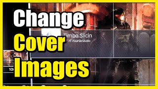 How to Change PS4 Cover Image Background to CUSTOM Picture on PS4 Fast Method [upl. by Iahs268]