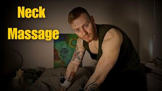 Massage ASMR for Neck Pain [upl. by Atinej]