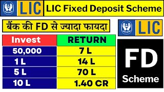 LIC NEW Fixed Deposit Plan [upl. by Culberson379]