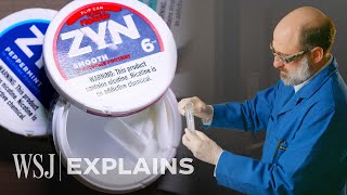 What’s Inside Zyn Nicotine Pouches We Tested Six Flavors  WSJ [upl. by Ragland368]