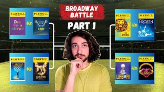 BROADWAY BRACKET BATTLE  Part 1 of 3 [upl. by Bannerman141]