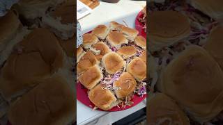 Ramen BBQ Pulled Pork Sliders at a Tailgate 830 [upl. by Hux]