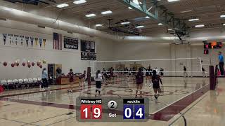 WHS JV VS Rocklin Set 2 [upl. by Ania]