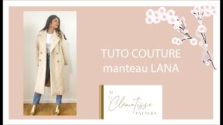 Tuto couture manteau LANA [upl. by Ttoille281]