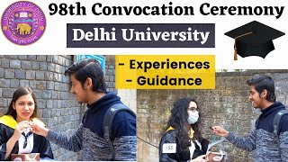 Delhi University 98th Convocation Ceremony🤩Interview🥳Interaction with North Campus Students [upl. by Maclean]