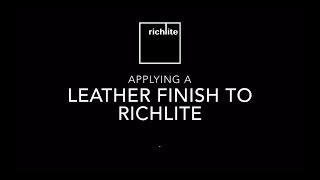 Tutorial  How to Achieve the quotLeather Finishquot with Richlite [upl. by Eelydnarb388]