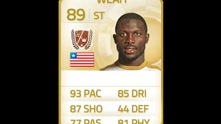 FIFA 15 LEGEND WEAH 89 Player Review amp In Game Stats Ultimate Team [upl. by Ientirb]