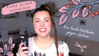 Haare selber schneiden  die beste Methode gegen Spliss  Beauty [upl. by Sebbie]