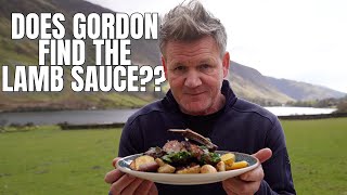 Will Gordon Ramsay Find the Lamb Sauce Cooking Lamb Chops [upl. by Locin515]