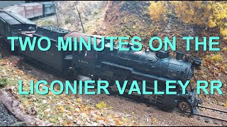 Two Minutes on the Ligonier Valley RR modelrailroad hoscale prr [upl. by Marcel]