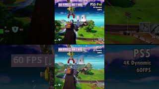 Fortnite on PS5 vs PS5 Pro Comparison  Is this the best upgrade ps5pro fortnite [upl. by Yeffej]