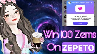 Win 100 Zems on Zepeto  how to get Free zems Zepeto  zepeto free Zems  zepeto free 1 zems zepeto [upl. by Ahsenra951]