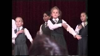 Wake up choir action song Bergvliet Primary Kindergarten Choir 1997 [upl. by Sirron]