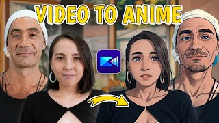 One Click AI Animation Convert Video to AI Anime  PowerDirector [upl. by Dat]