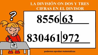 APRENDE A DIVIDIR POR DOS CIFRASAPRENDE A DIVIDIR POR TRES CIFRAS [upl. by Shishko]