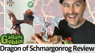 The Dragon of Schmargonrog Review  Dungeons amp Lasers III Kickstarter Dragon Unpainted Minis [upl. by Nwadrebma920]