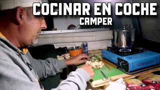 CÓMO COCINAR EN COCHE CAMPER [upl. by Ttam]