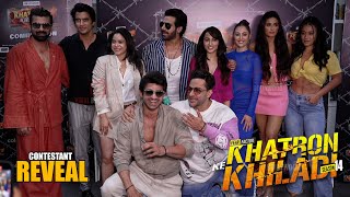 Khatron Ke Khiladi Season 14  Contestant Reveal  Abhishek Kumar Nimrit Sumona Niyati Shalin [upl. by Groos]