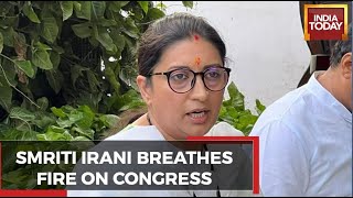 Smriti Irani On Goa Bar Row Daughter Targeted Because I Speak Against Gandhis [upl. by Truman76]