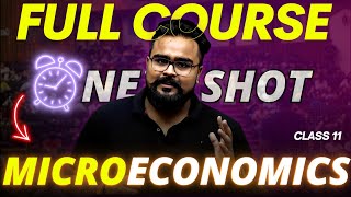 FULL MICRO ECONOMICS class 11 ONE SHOT revision  MAHA MARATHON 🔥 GAURAV JAIN [upl. by Nerat685]